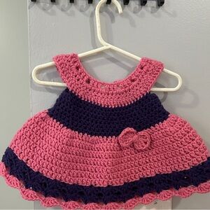 Crochet Summer Dress for Newborn